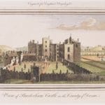 Old picture of Powderham Castle